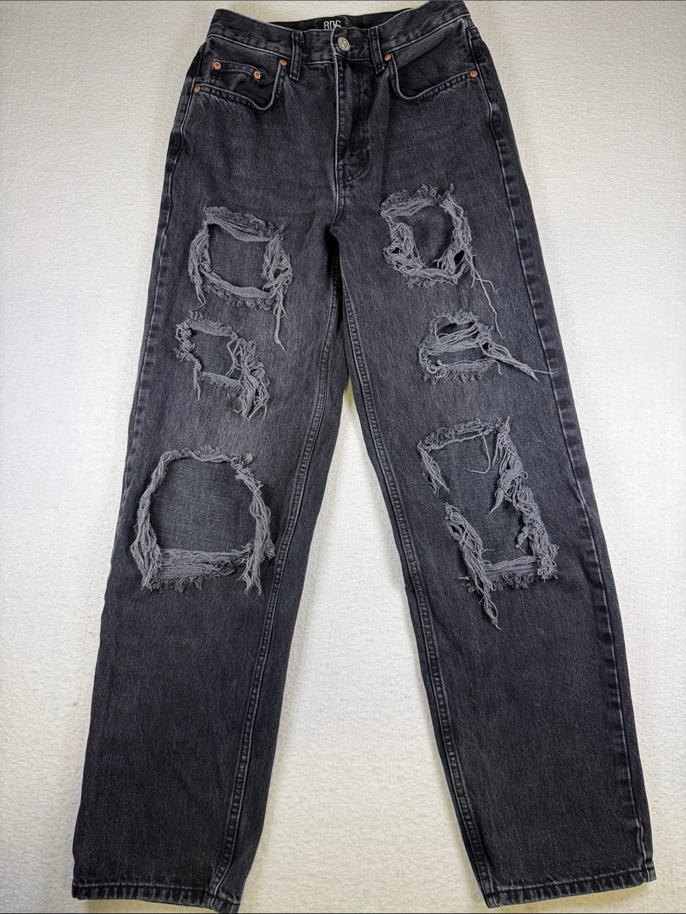 BDG Black High-Rise Distressed Women's Jeans (P10)